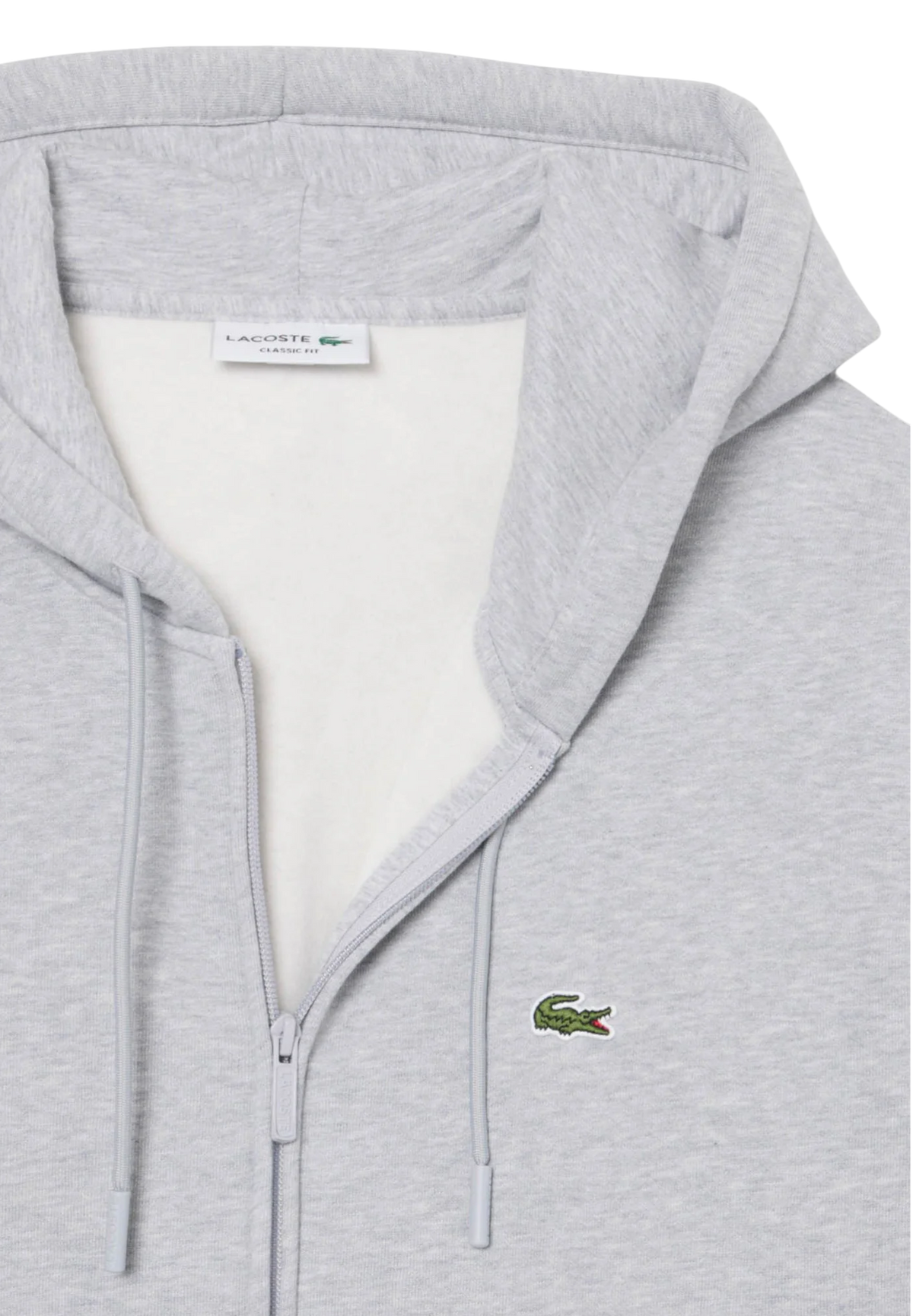 Lacoste Sweat zippé - silver chine